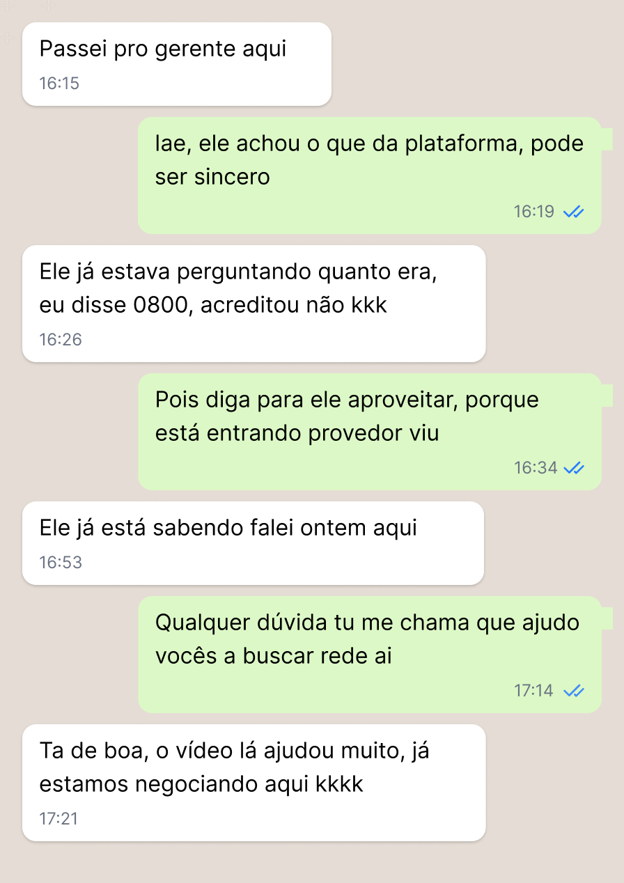 Carlos - Telecom Sul